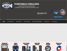 Tablet Screenshot of portablechiller.net